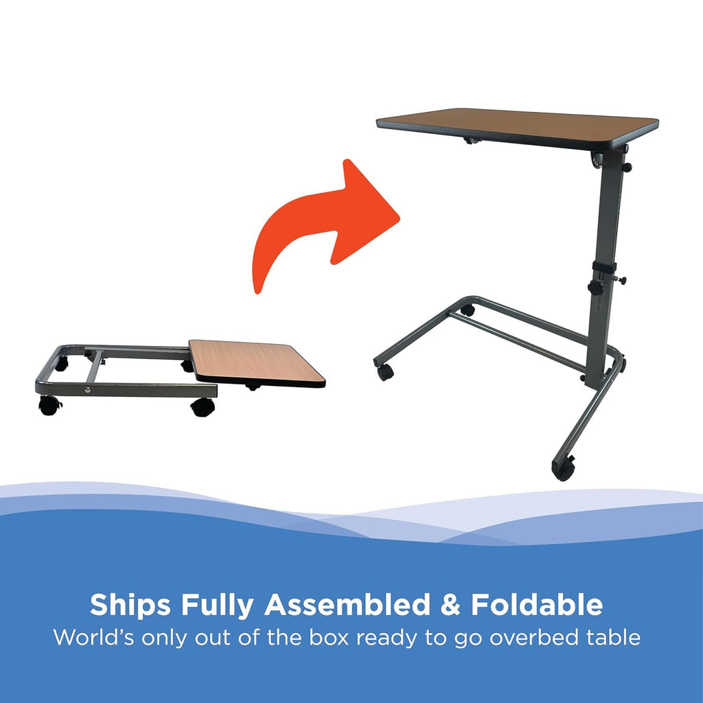 Journey Foldable Overbed Table - Dansons Medical - View #9
