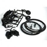 Ultra-Lightweight Wheelchair – Only 13.5 lbs, Patient propel or caregiver push