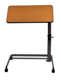 Adjustable Foldable Overbed Table with Tilting Tray