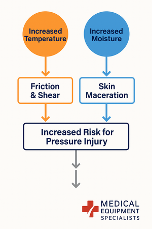 Why Sitting Can Cause Skin Breakdown: Pressure, Shear  Microclimate Explained - Part 2