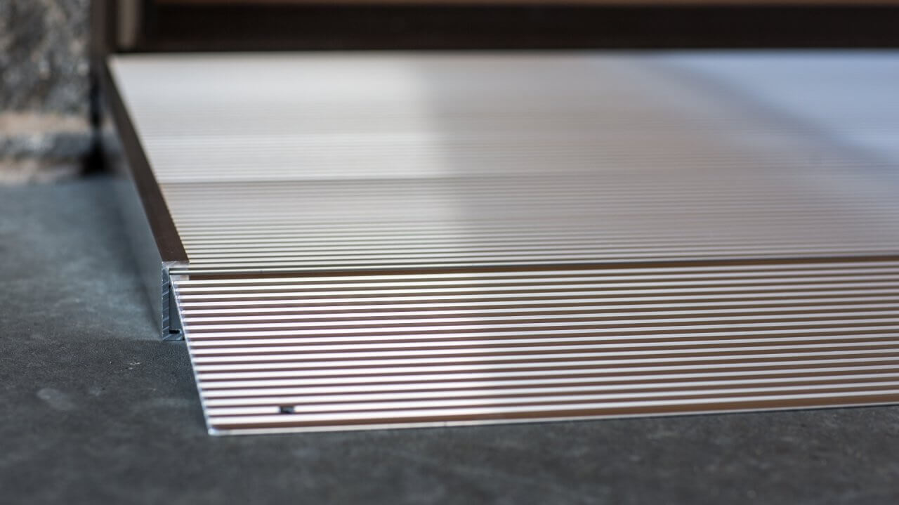 TRANSITIONS® Angled Entry Ramp for standard front door and garages ...