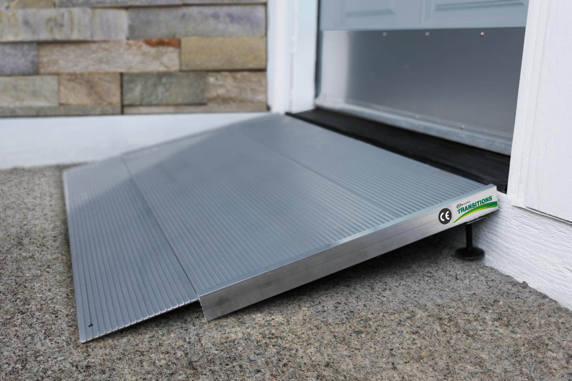TRANSITIONS® Angled Entry Ramp for standard front door and garages ...