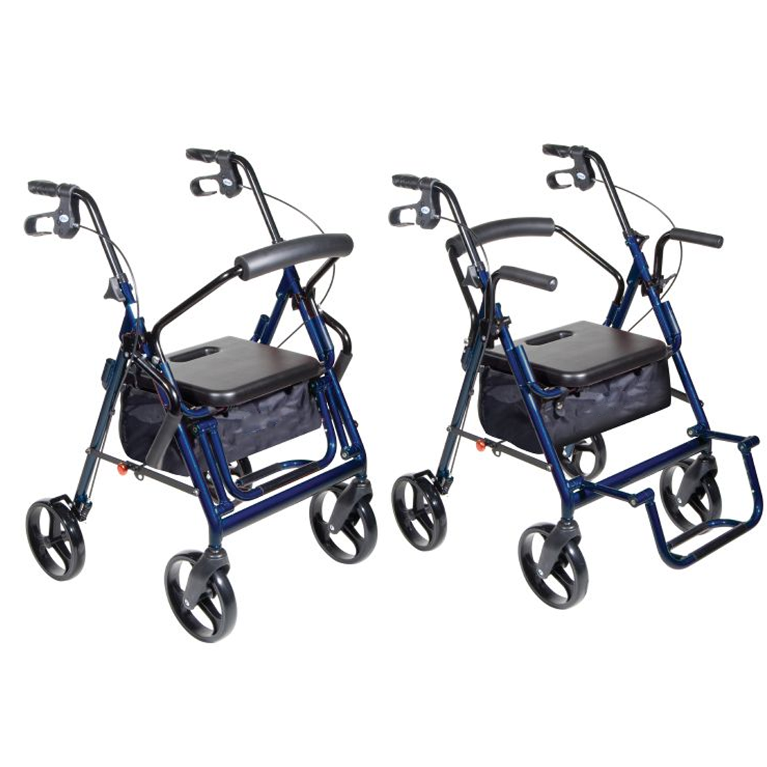Drive duet shop transport chair rollator