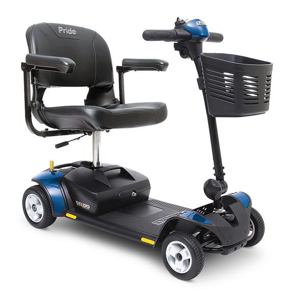 Go-Go Elite Traveller® 4-Wheel Travel Scooter | Extended Battery 18AH | FDA Class II Medical Devices