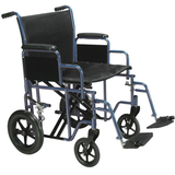 Drive Medical Heavy Duty Transport Chair- 450lb Capacity