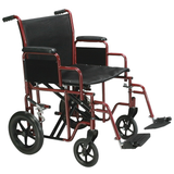 Drive Medical Heavy Duty Transport Chair- 450lb Capacity