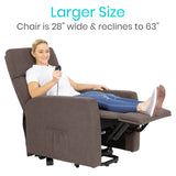 Medium Size Massage Lift and Recline Chair for transfer