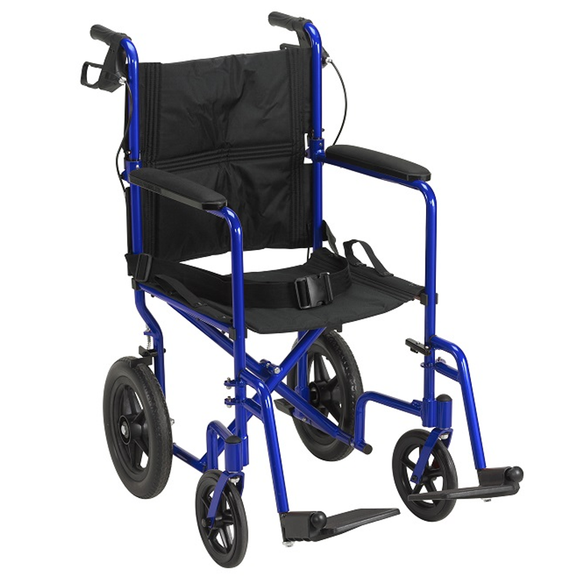 Drive Medical Lightweight Transport Chair-  Expedition w/ 12