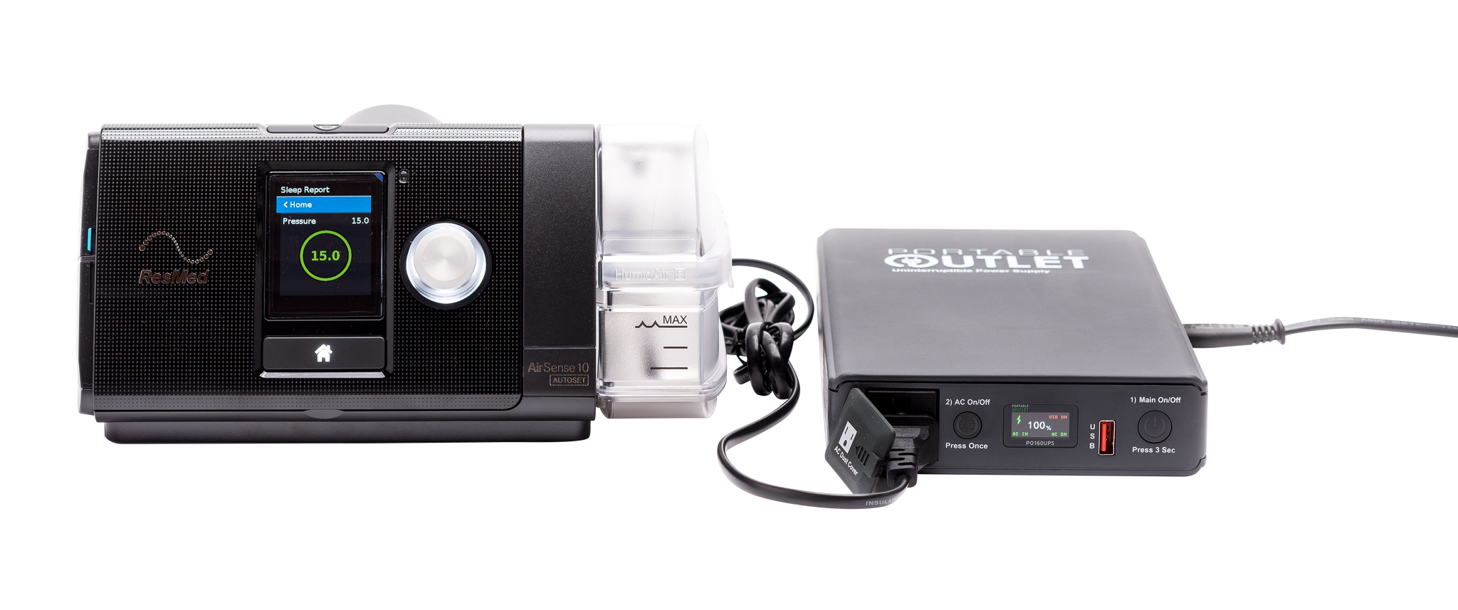 CPAP, BIPAP Backup Power Supply- Perfect Solution for Travel & Bad Wea –  Medical Equipment Specialists