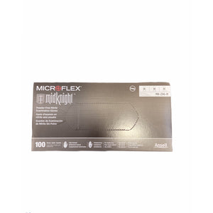 Microflex  (Black)  Nitrile Medical Exam Gloves - 100/box