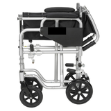 Drive, Poly -Fly High Strength, Lightweight Wheelchair | Flyweight Transport Chair Combo
