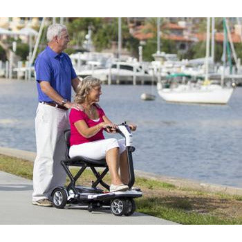 Pride Go-GO Folding Travel Scooter - Medical Equipment Specialists | FDA Class II Medical Devices